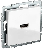 Розетка IEK BRITE HDMI РHDMI-0-БрБ белый